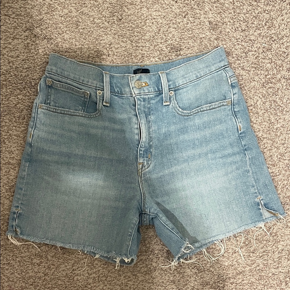 J. Crew Light Blue Denim Shorts size 27 inch waist